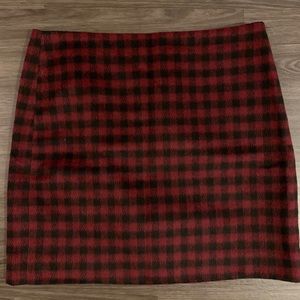 Madewell Plaid Skirt